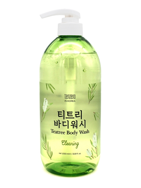 Tenzero Гель для душа с экстрактом чайного дерева для проблемной кожи Clearing Teatree Body Wash, 1000 мл