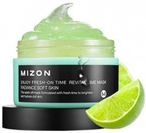 MIZON Enjoy Fresh On-Time Revital Lime Mask Увлажняющая маска с экстрактом лайма, 100 мл