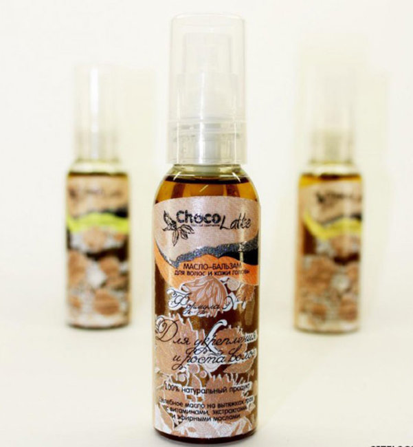 ChocoLatte Масло-бальзам для волос Формула №1 для укрепления и роста волос, 100 мл ChocoLatte Масло-бальзам для волос Формула №1 для укрепления и роста волос, 100 мл