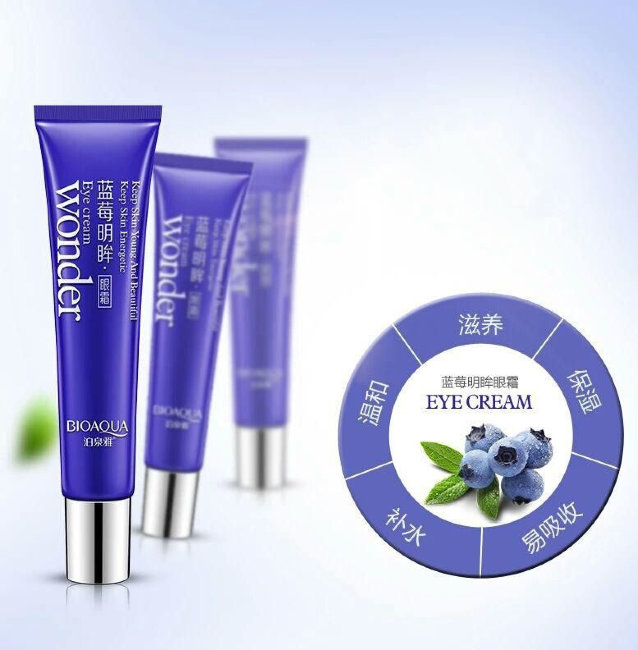 Bioaqua Wonder Nature Blueberry Lighting Eyes Gel Крем для век с экстрактом Черники, 20 г Bioaqua Wonder Nature Blueberry Lighting Eyes Gel Крем для век с экстрактом Черники, 20 г