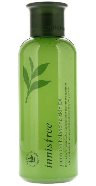 Innisfree Green Tea Balancing Skin EX Тоник для лица ,балансирующий на основе экстракта зеленого чая, 200 мл Innisfree Green Tea Balancing Skin EX Тоник для лица ,балансирующий на основе экстракта зеленого чая, 200 мл