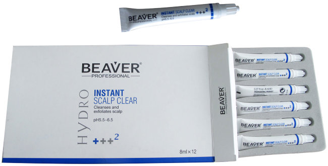 Beaver Professional Instant Scalp Clear Очищающая сыворотка для кожи головы и жирных волос, 12 шт * 8 мл Beaver Professional Instant Scalp Clear Очищающая сыворотка для кожи головы и жирных волос, 12 шт * 8 мл