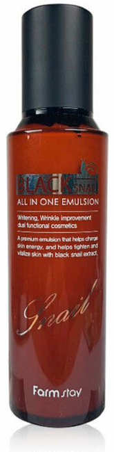 FarmStay Black Snail All In One Emulsion Эмульсия с муцином черной улитки, 150 мл