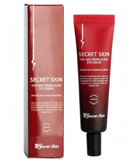 Secret Skin Syn-ake Wrinkleless Eye Cream Крем для глаз со змеиным ядом, 30 г