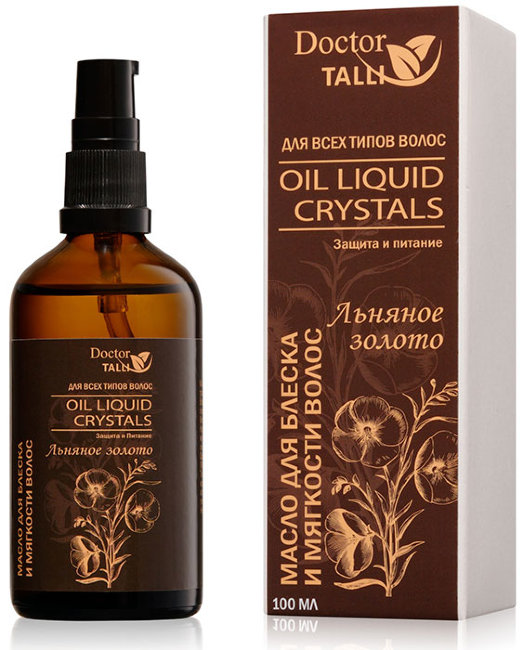 Doctor TALLI Oil Liquid Crystals Масло для блеска и мягкости волос "Льняное Золото", 100 мл Doctor TALLI Oil Liquid Crystals Масло для блеска и мягкости волос "Льняное Золото", 100 мл