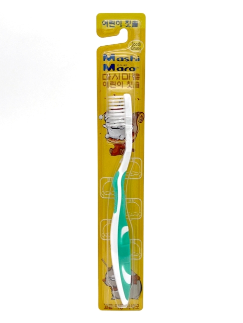 EQ MaxOn Зубная щетка для детей от 5 лет со сверхтонкими щетинками двойной высоты и анатомической ручкой (мягкая) зеленая MashiMaro Kids Green, 1 шт EQ MaxOn Зубная щетка для детей от 5 лет со сверхтонкими щетинками двойной высоты и анатомической ручкой (мягкая) зеленая MashiMaro Kids Green, 1 шт