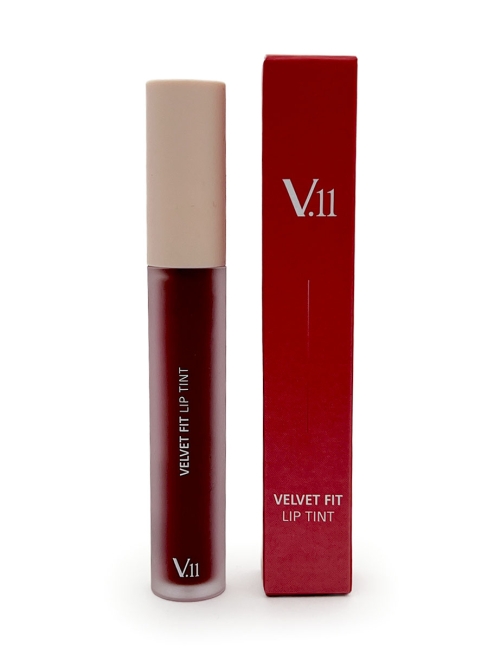 Village 11 Factory Жидкий тинт для губ с увлажняющим действием интенсивно красный Velvet Fit Lip Tint Intense Red, 4,7 г