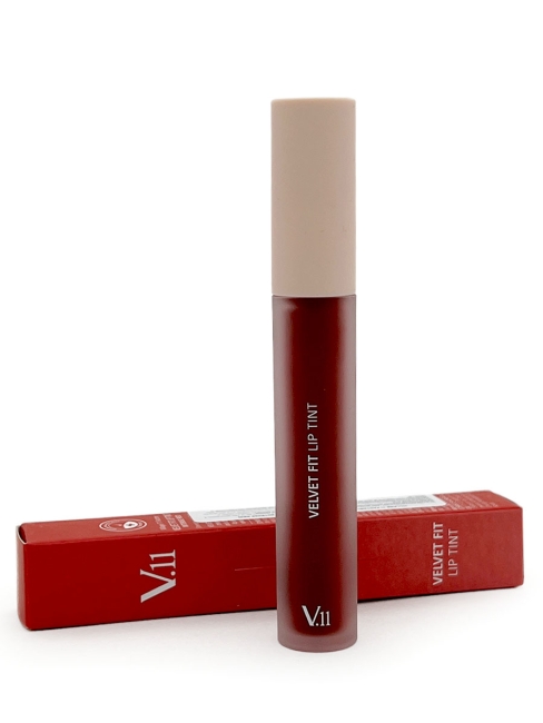 Village 11 Factory Жидкий тинт для губ с увлажняющим действием интенсивно красный Velvet Fit Lip Tint Intense Red, 4,7 г