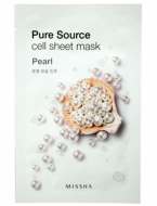 MISSHA Pure Source Cell Sheet Mask Pearl Тканевая маска для лица с жемчугом, 21 г