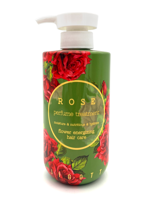 Jigott Парфюмированная маска для волос с экстрактом розы Rose Perfume Treatment, 500 мл