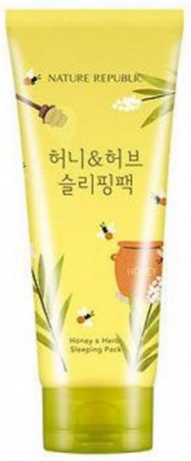 NATURE REPUBLIC Honey&Herb Sleeping Pack Ночная маска с травяными экстрактами и медом, 155 мл NATURE REPUBLIC Honey&Herb Sleeping Pack Ночная маска с травяными экстрактами и медом, 155 мл