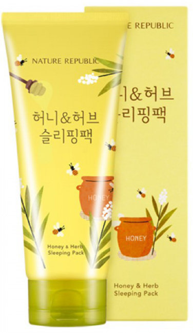 NATURE REPUBLIC Honey&Herb Sleeping Pack Ночная маска с травяными экстрактами и медом, 155 мл NATURE REPUBLIC Honey&Herb Sleeping Pack Ночная маска с травяными экстрактами и медом, 155 мл