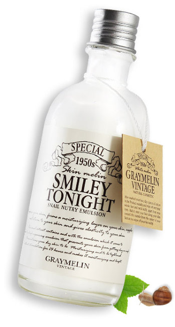 Graymelin Smiley Tonight Snail Nutry Toner Питательный тоник с экстрактом слизи улитки, 130 мл Graymelin Smiley Tonight Snail Nutry Toner Питательный тоник с экстрактом слизи улитки, 130 мл