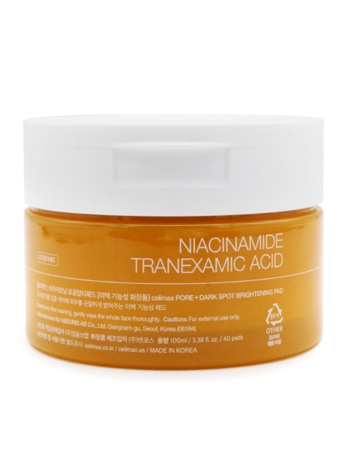 Celimax Тонер-пэды для выравнивания тона и рельефа кожи Pore+Dark Spot Brightening Pad, 40 шт