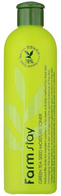 FarmStay Green Tea Seed Moisture Toner Увлажняющий тоник с семенами зеленого чая, 300 мл FarmStay Green Tea Seed Moisture Toner Увлажняющий тоник с семенами зеленого чая, 300 мл