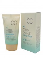 Welcos СС крем для выравнивания тона кожи с экстрактом Лотоса Lotus Lotus Color Change Blemish Balm, 50 мл