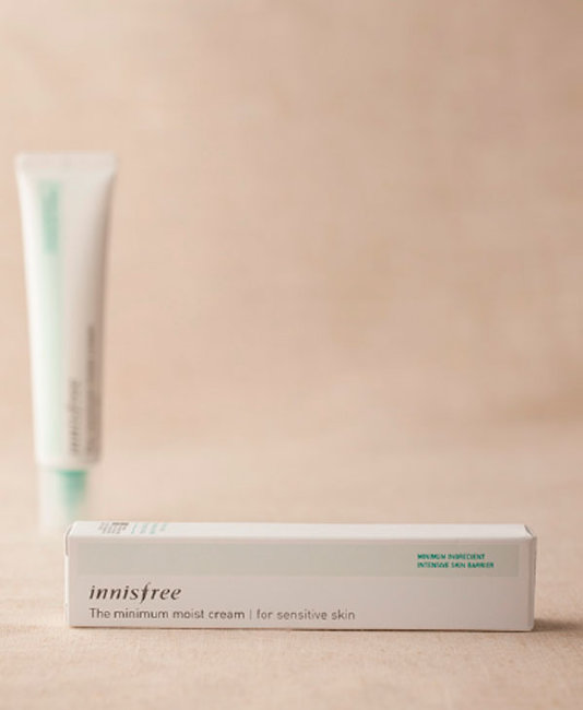 Innisfree The Minimum Moist Cream Гипоаллергенный увлажняющий крем для чувствительной кожи, 40 мл
