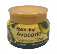 FarmStay Avocado Premium Pore Cream Отбеливающий лифтинг - крем на основе экстракта Авокадо, 100 г