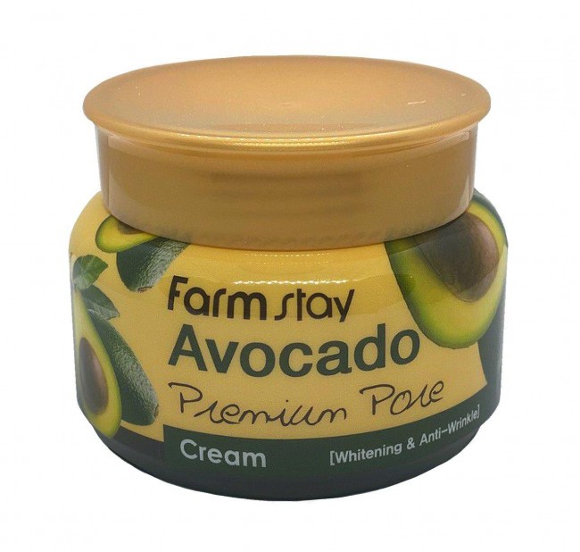 FarmStay Avocado Premium Pore Cream Отбеливающий лифтинг - крем на основе экстракта Авокадо, 100 г FarmStay Avocado Premium Pore Cream Отбеливающий лифтинг - крем на основе экстракта Авокадо, 100 г