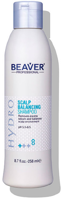 Beaver Professional Scalp Balancing Shampoo Шампунь для восстановления рH-баланса кожи головы, 258 мл
