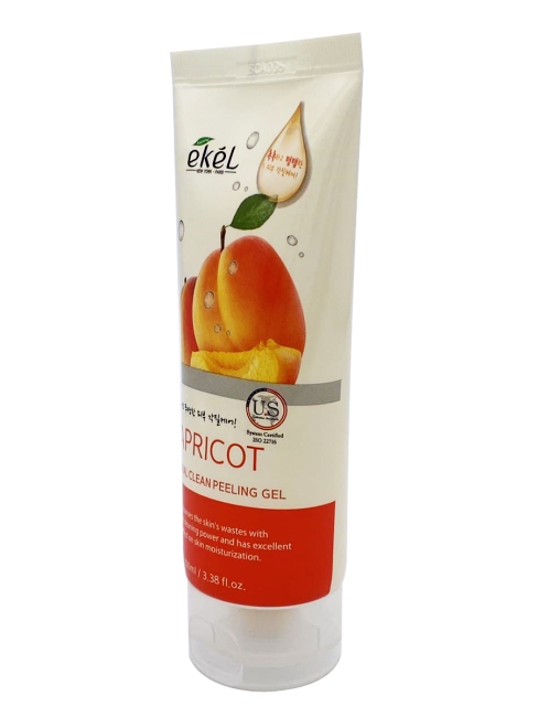 Ekel Пилинг-скатка с экстрактом абрикоса Natural Clean Peeling Gel Apricot, 100 мл