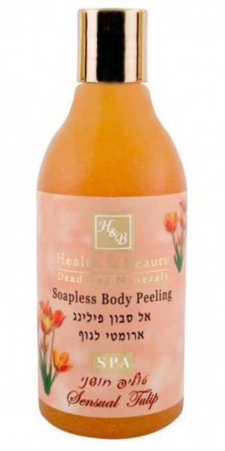 Health and Beauty Пилинг для тела, не содержащий мыла с витамином Е Тюльпан, 300 мл
