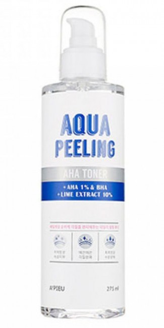 A'PIEU Aqua Peeling Aha Toner Пилинг-тонер с AHA-кислотами, 275 мл
