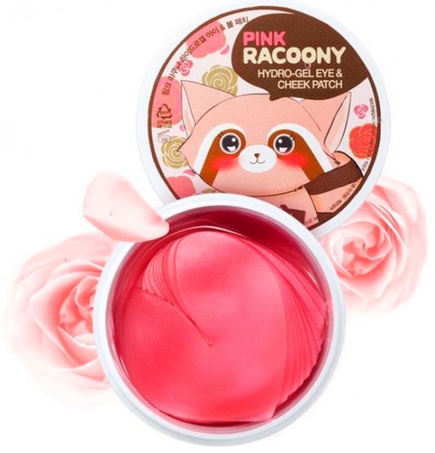 Secret Key Pink Racoony Hydro-Gel Eye & Cheek Patch Патчи для глаз гидрогелевые, 60 шт Secret Key Pink Racoony Hydro-Gel Eye & Cheek Patch Патчи для глаз гидрогелевые, 60 шт