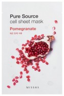 MISSHA Pure Source Cell Sheet Mask Pomegranate Тканевая маска для лица с гранатом, 21 г