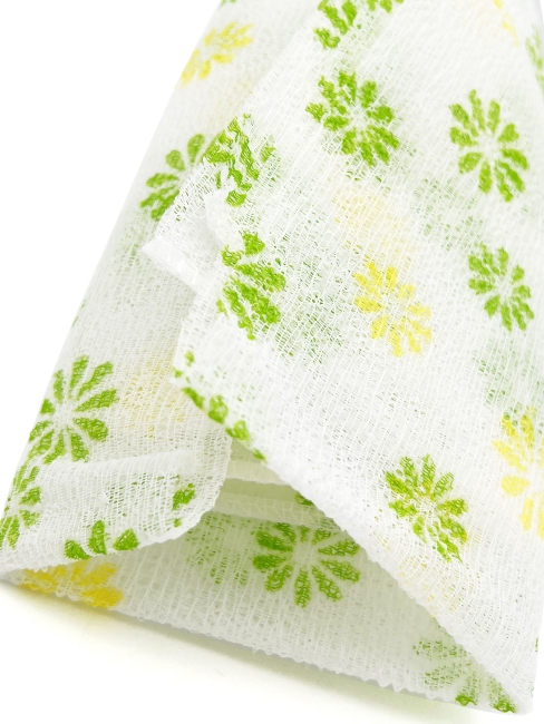 ShinYoung Массажная мочалка полотенце для глубокого очищения кожи и профилактики целлюлита "Цветочек" Skin Care Massage Towel Green, 30x100 см ShinYoung Массажная мочалка полотенце для глубокого очищения кожи и профилактики целлюлита "Цветочек" Skin Care Massage Towel Green, 30x100 см