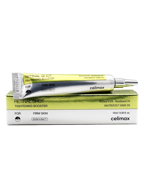 Celimax Подтягивающий бустер-крем с ретиналем The Vita-A Retinal Shot Tightening Booster, 15 мл