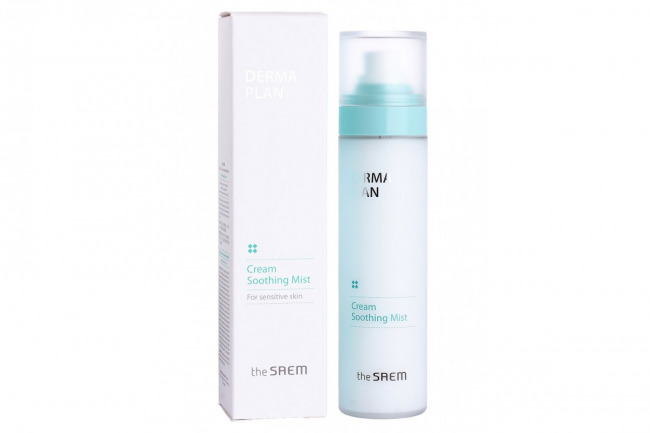 The Saem Крем-спрей для чувствительной кожи Derma Plan Cream Soothing Mist,120 мл The Saem Крем-спрей для чувствительной кожи Derma Plan Cream Soothing Mist,120 мл