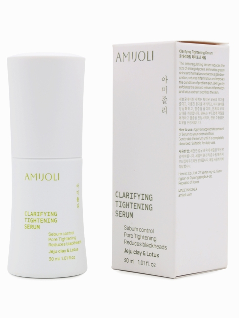 AMIJOLI Cыворотка для проблемной кожи с с кислотами, глиной и экстрактом лотоса Claryfing Serum JeJu & Lotus, 30 мл AMIJOLI Cыворотка для проблемной кожи с с кислотами, глиной и экстрактом лотоса Claryfing Serum JeJu & Lotus, 30 мл