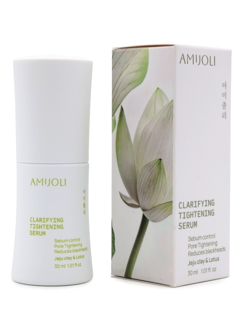 AMIJOLI Cыворотка для проблемной кожи с с кислотами, глиной и экстрактом лотоса Claryfing Serum JeJu & Lotus, 30 мл AMIJOLI Cыворотка для проблемной кожи с с кислотами, глиной и экстрактом лотоса Claryfing Serum JeJu & Lotus, 30 мл
