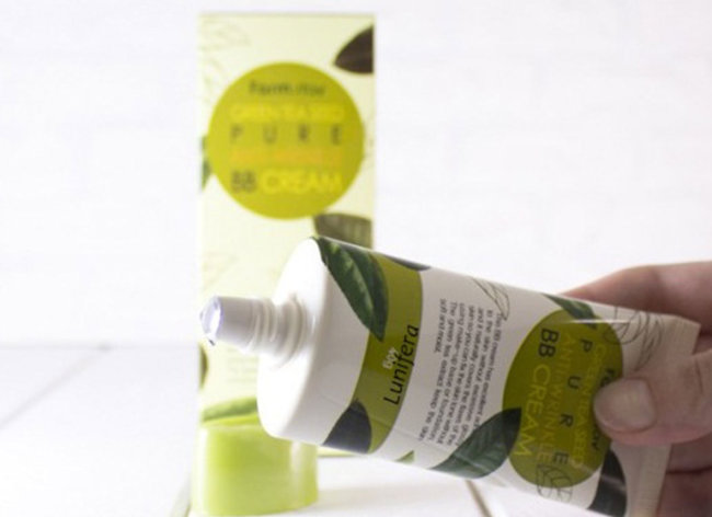 FarmStay Green Tea Seed Pure Anti-Wrinkle BB Cream Многофункциональный разглаживающий ББ крем с семенами зеленого чая, 40 г