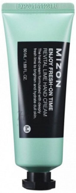 MIZON Enjoy Fresh On-Time Revital Lime Hand Cream Увлажняющий крем для рук с экстрактом лайма, 50 мл