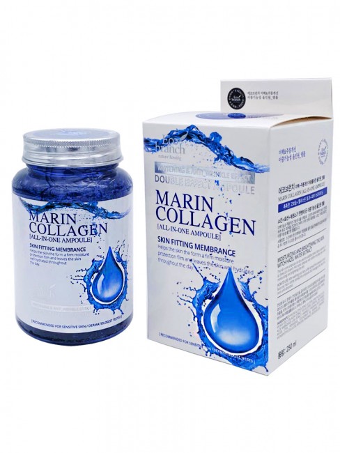 Eco Branch Ампульная сыворотка для лица с коллагеном Marine Collagen All in One Ampoule, 250 мл