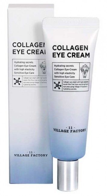 Village 11 Factory Collagen Eye Cream Увлажняющий крем для области вокруг глаз с коллагеном, 25 мл