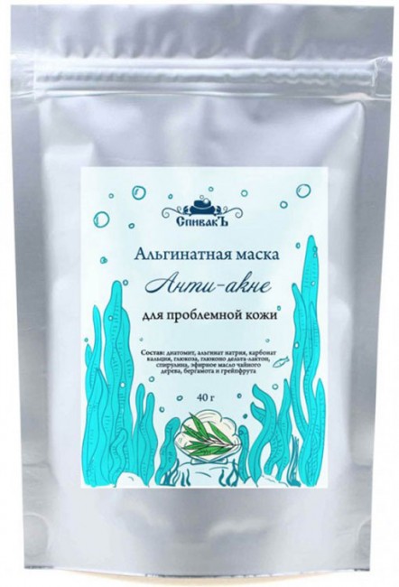 СпивакЪ Альгинатная маска Анти-акне, 40 г