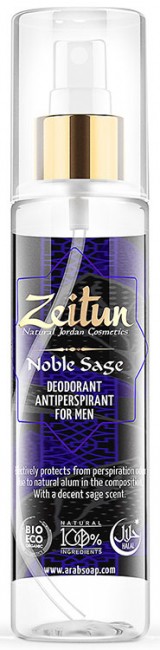 Zeitun Натуральный дезодорант-антиперспирант Шалфей, мужской, 150 мл Zeitun Натуральный дезодорант-антиперспирант Шалфей, мужской, 150 мл