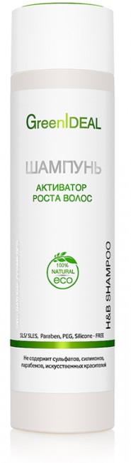 GreenIdeal Шампунь "Активатор роста волос", 250 мл GreenIdeal Шампунь "Активатор роста волос", 250 мл