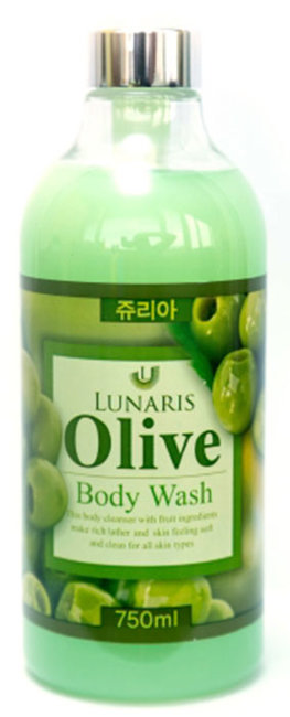 Lunaris Body Wash Olive Гель для душа с Оливковым маслом, 750 мл