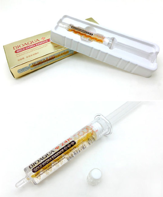 Bioaqua Gold Hydra Essence Сыворотка с частицами золота и гиалуроновой кислотой для лица, шеи и декольте, 10 г Bioaqua Gold Hydra Essence Сыворотка с частицами золота и гиалуроновой кислотой для лица, шеи и декольте, 10 г