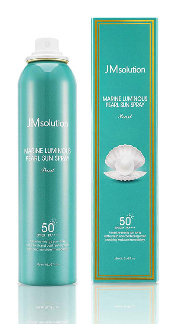 JMsolution Солнцезащитный спрей для лица и тела Жемчуг Marine Luminous Pearl Sun Spray SPF50+ PA++++, 180 мл JMsolution Солнцезащитный спрей для лица и тела Жемчуг Marine Luminous Pearl Sun Spray SPF50+ PA++++, 180 мл