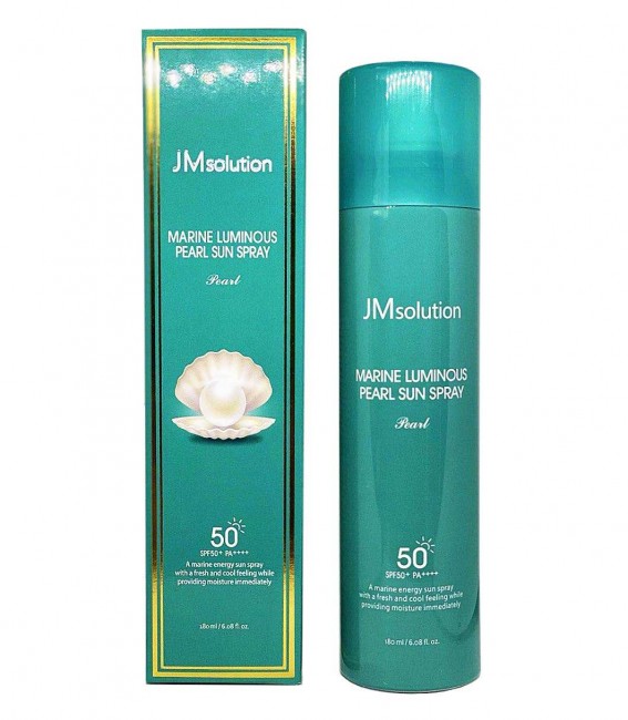 JMsolution Солнцезащитный спрей для лица и тела Жемчуг Marine Luminous Pearl Sun Spray SPF50+ PA++++, 180 мл JMsolution Солнцезащитный спрей для лица и тела Жемчуг Marine Luminous Pearl Sun Spray SPF50+ PA++++, 180 мл