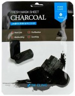 3W Clinic Fresh charcoal Mask Sheet Тканевая маска для лица с древесным углем, 23 мл 3W Clinic Fresh charcoal Mask Sheet Тканевая маска для лица с древесным углем, 23 мл