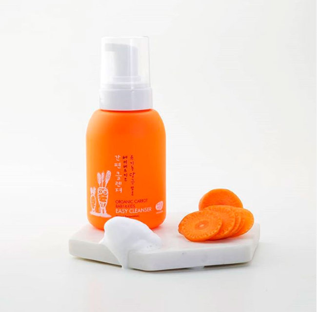 Whamisa Organic Carrot Baby Kids Easy Cleanser Детская пенка для купания на основе ферментов моркови, 300 мл Whamisa Organic Carrot Baby Kids Easy Cleanser Детская пенка для купания на основе ферментов моркови, 300 мл