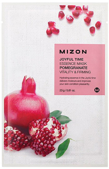 MIZON Joyful Time Essence Mask Pomegranate Тканевая маска с экстрактом граната, 23 г
