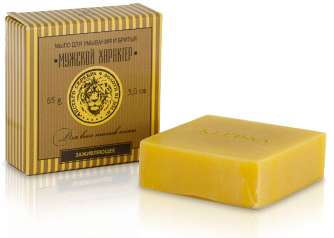 Kleona Мыло для умывания и бритья с маслом алтайской облепихи, 85 г