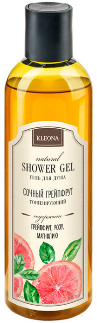 Kleona Гель для душа Сочный грейпфрут, 250 мл Kleona Гель для душа Сочный грейпфрут, 250 мл